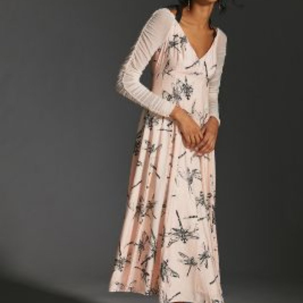 Anthropologie Sweetheart Midi Dress NWT